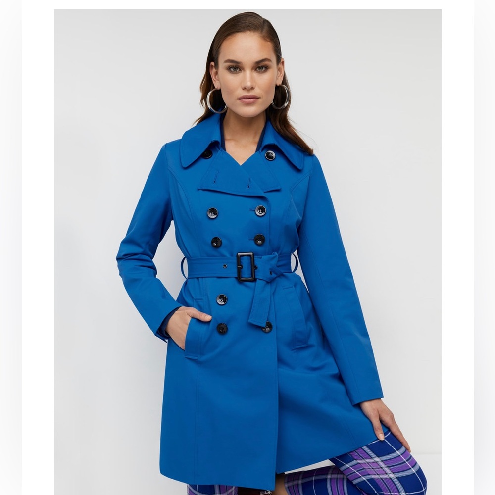 Double-Breasted City Trench Coat